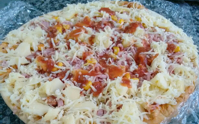 Massa de pizza da Juju