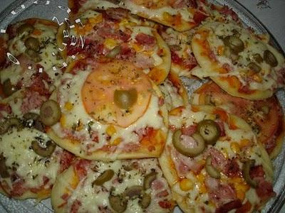 Minipizza fingida