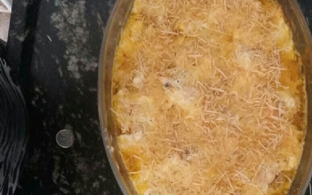 Coxinha da asa ao molho cremoso