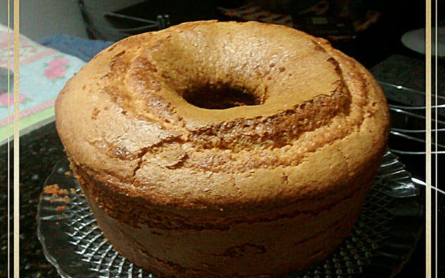 Bolo de fubá de liquidificador super fofo