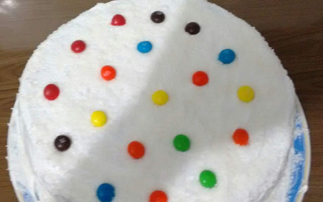 Bolo de coco recheio de coco