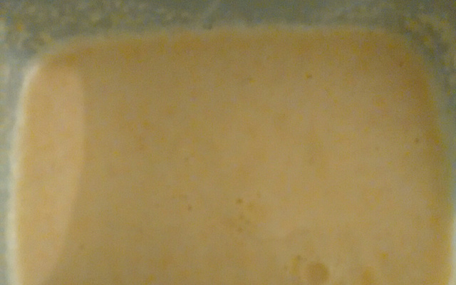 Sorvete de milho caseiro