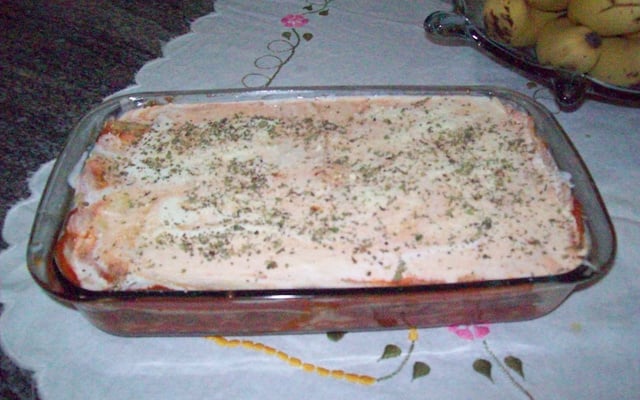 Lasanha de carne moída