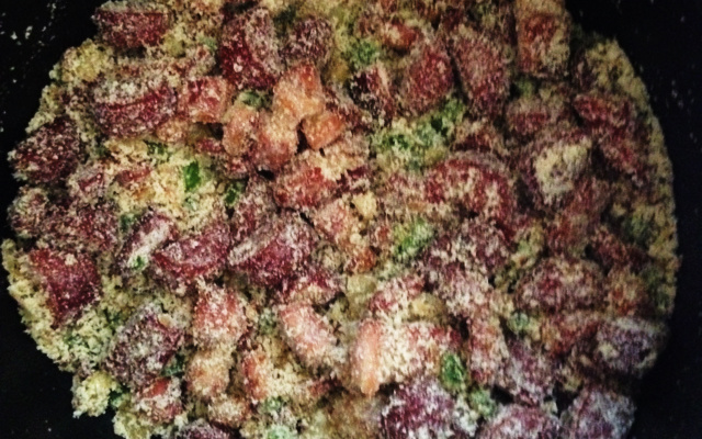 Farofa fácil de Natal