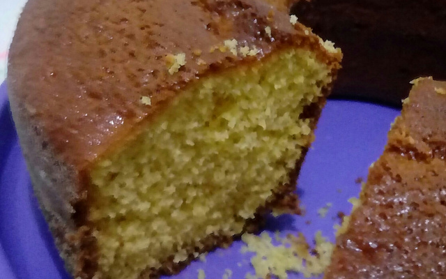 Bolo pão de ló simples