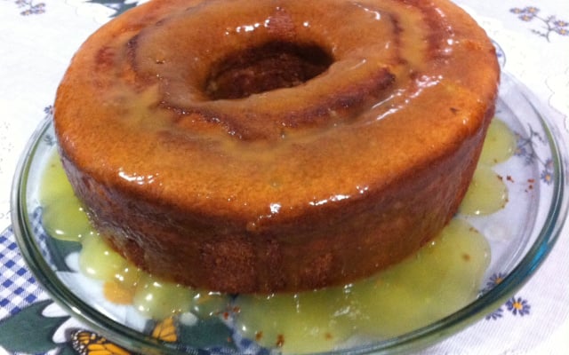 Calda para bolo de laranja