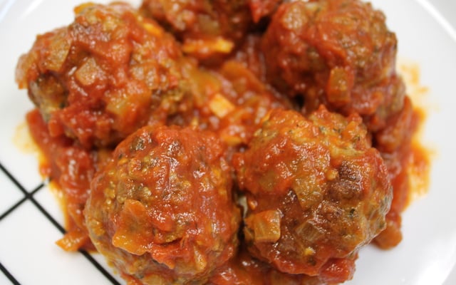 Almôndegas de carne moída