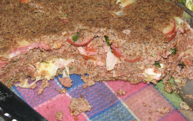 Quibe assado recheado