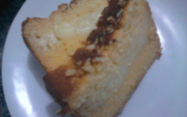 Bolo cremoso de fubá