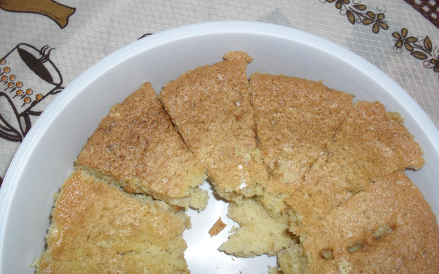 Bolo fofão sem leite da Nane