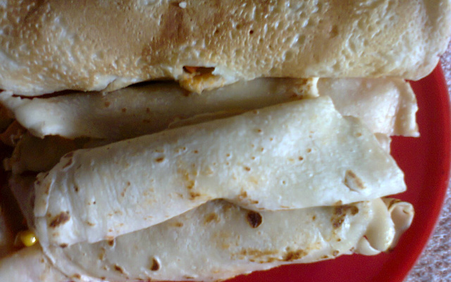 Massa de panqueca de leite em pó