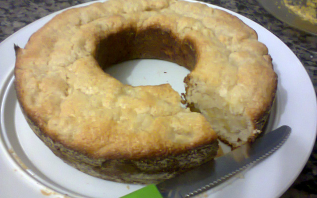 Bolo de maçã com iogurte