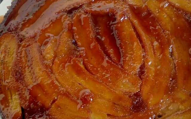 Bolo de banana de liquidificador