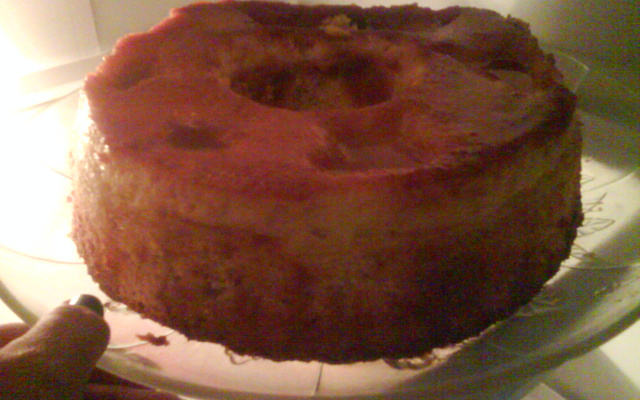 Bolo pudim de chocolate