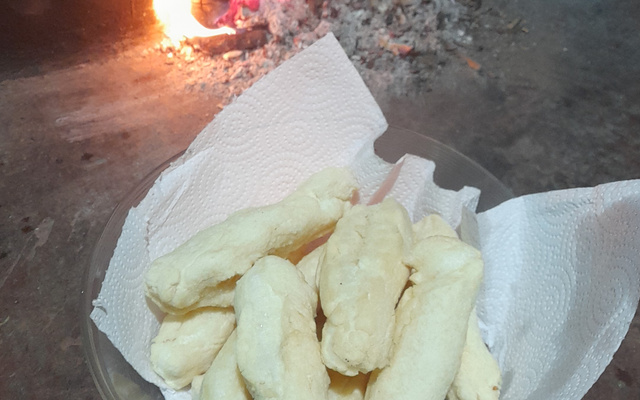 Biscoito de polvilho doce frito 