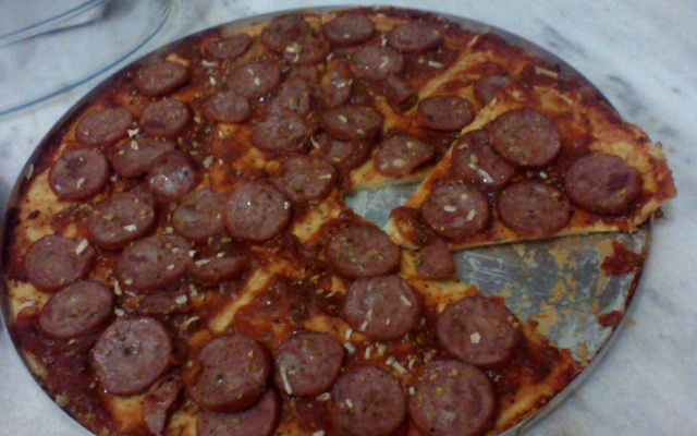 Massa de pizza de liquidificador