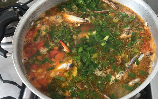 Quase moqueca de siri