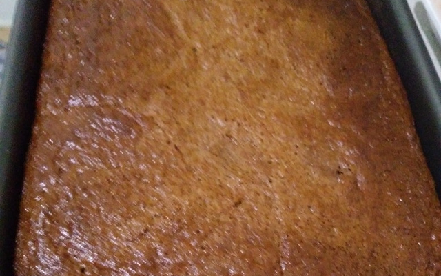 Bolo de banana com chocolate