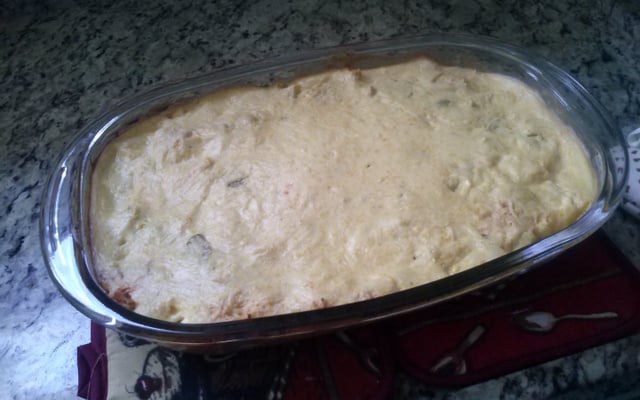 Peito de frango ao creme de milho