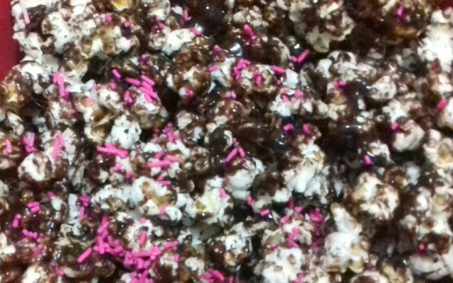 Pipoca de chocolate
