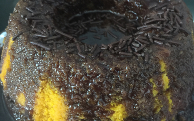 Bolo de cenoura sem ovo