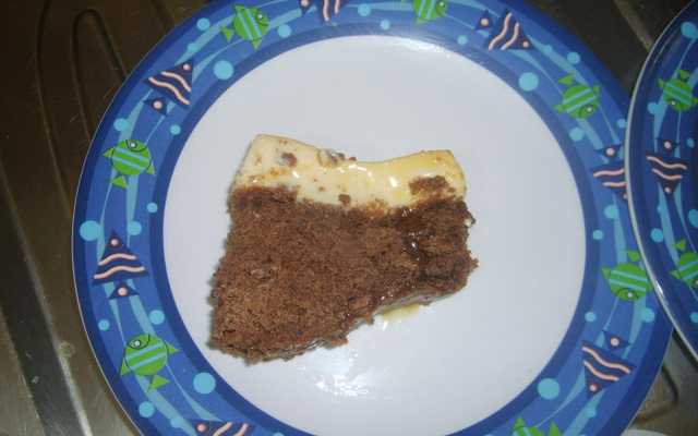Pudim Bolo de chocolate