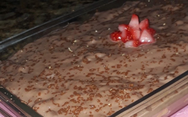 Pavê de chocolate super fácil