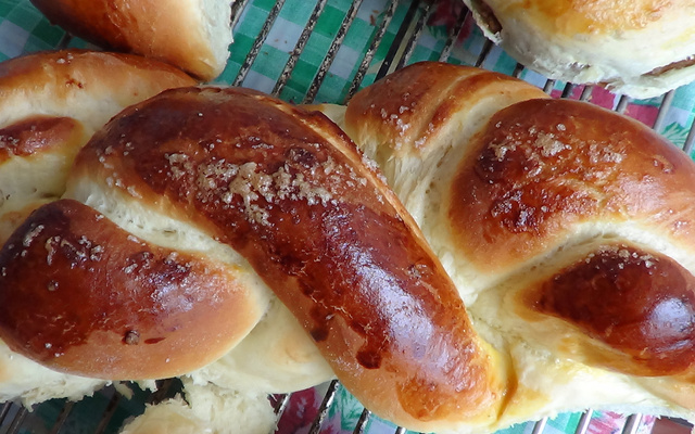 Pão de caracol caseiro
