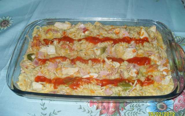 Macarrão na panela de pressão