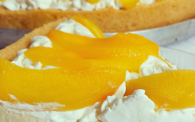 Torta mousse de pêssego