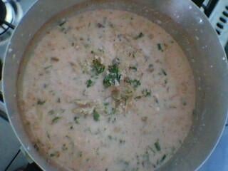 Bacalhoada com gemada