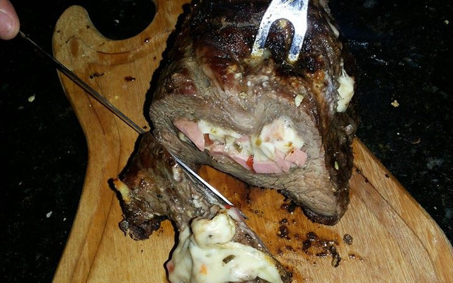 Carne louca recheada