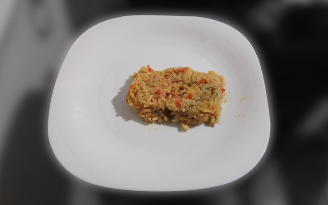 Risoto quatro queijos e tomate