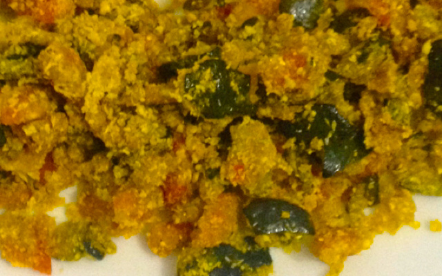 Farofa de casca de moranga