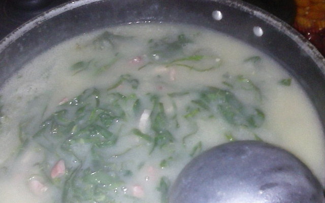 Caldo verde super gostoso
