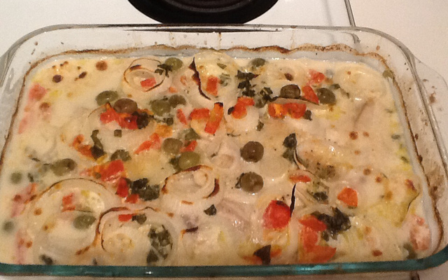 Filé de Tilápia no forno