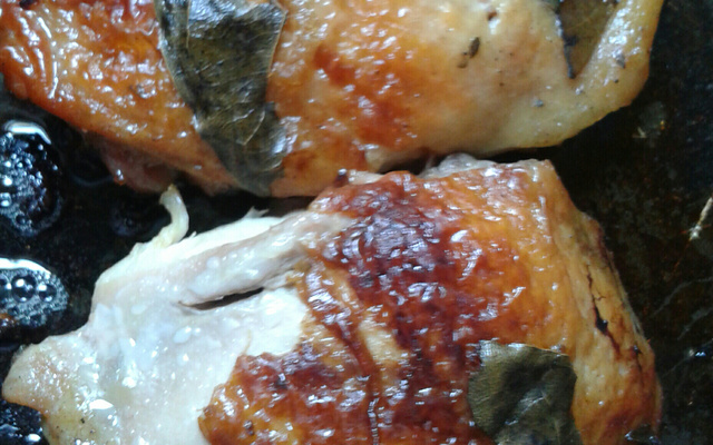 Frango com mel e mostarda