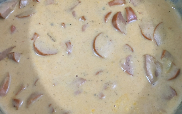 Estrogonofe de salsicha