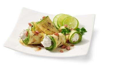 Bolinho de Abobrinha com Recheio de Philadelphia