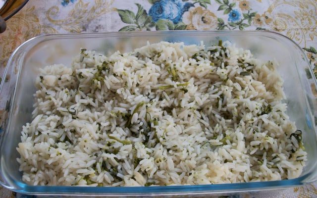Arroz com Brócolis