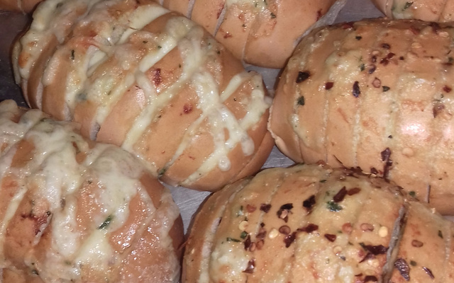 Pão de alho saboroso