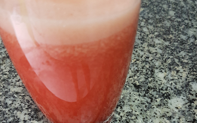 Suco de melancia com maracujá - simples