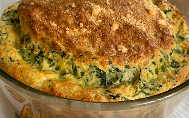 Souflé de espinafre