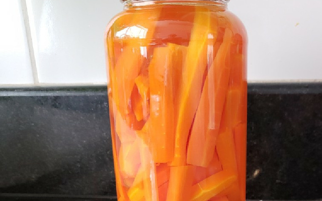 Conserva de cenoura