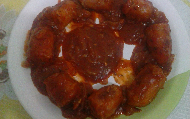 Linguiça Frita ao molho