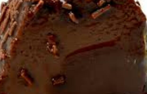 Mousse gelatina de chocolate