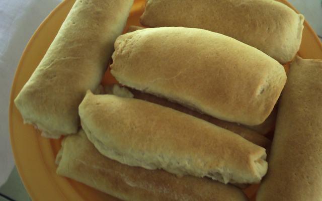 Enroladinho de Presunto e mussarela