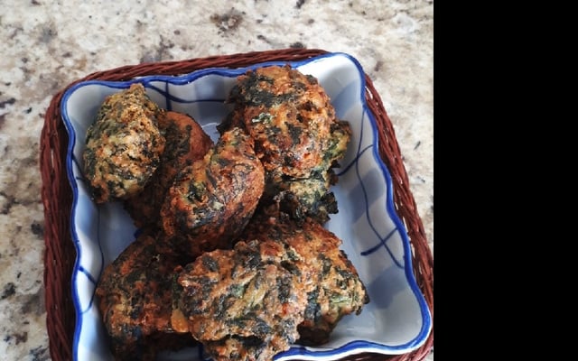 Bolinho de espinafre