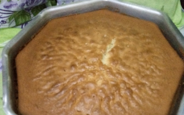 Bolo simples de liquidificador