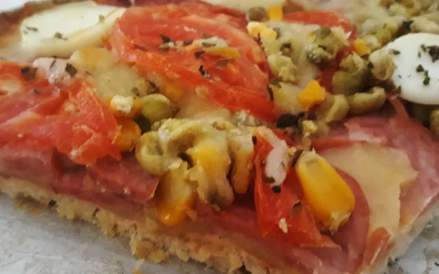 Massa de pizza de peito de frango (sem farinha)